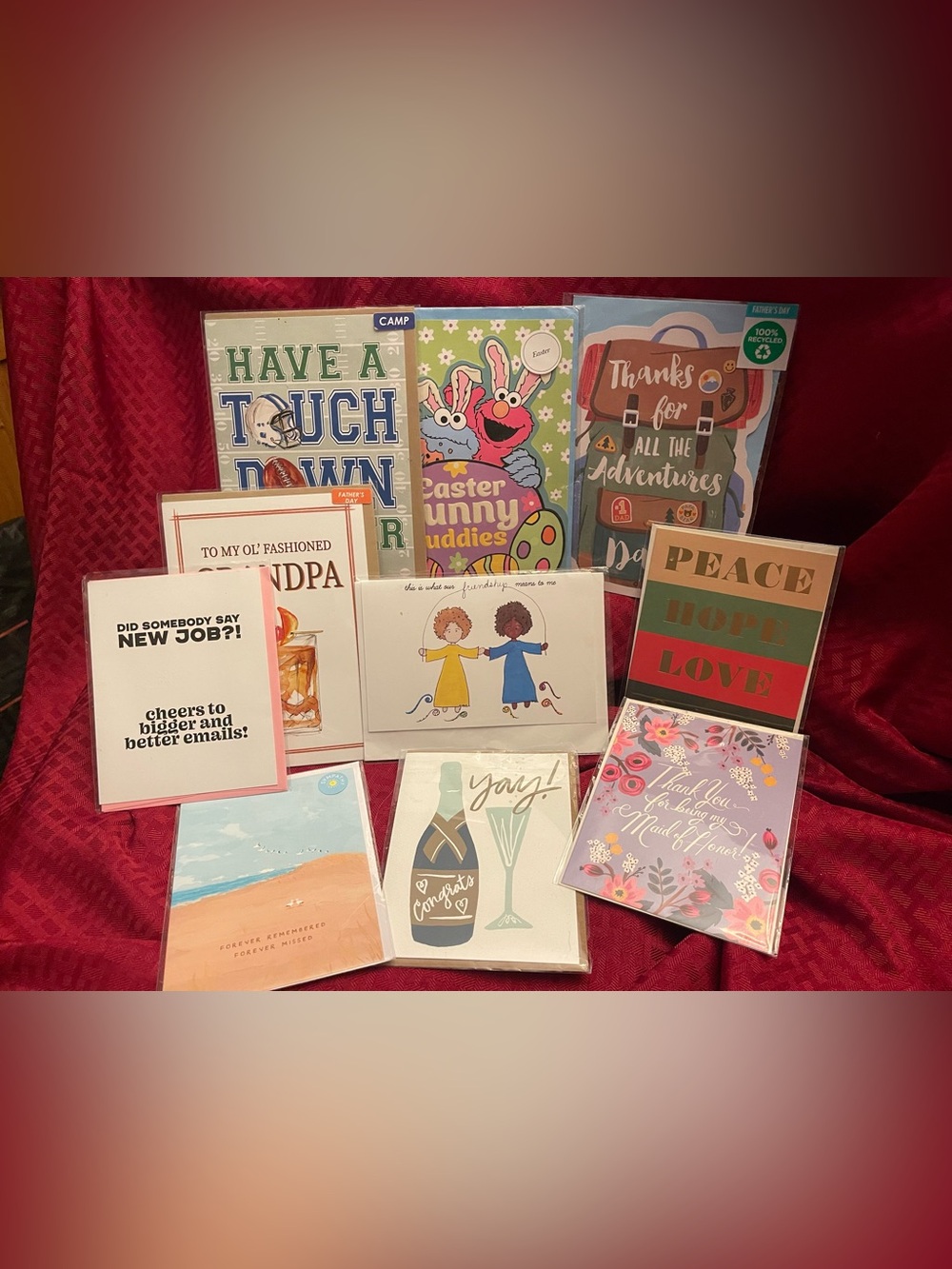 Assorted Greeting Card 10pk - Colorful Designs